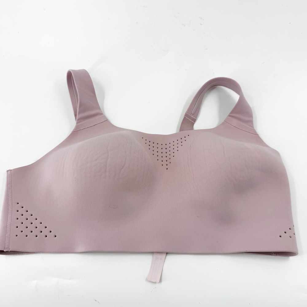 Victorias Secret Incredible Wireless Bra Mauve Pink Perforated 36D D80